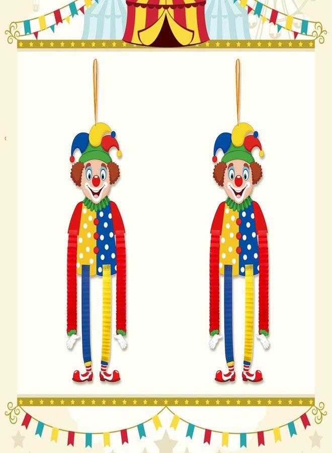 Glodecart Birthday Decorations - Cute Funny Clown for Circus Party Supplies, 35Inch Long - Image 1