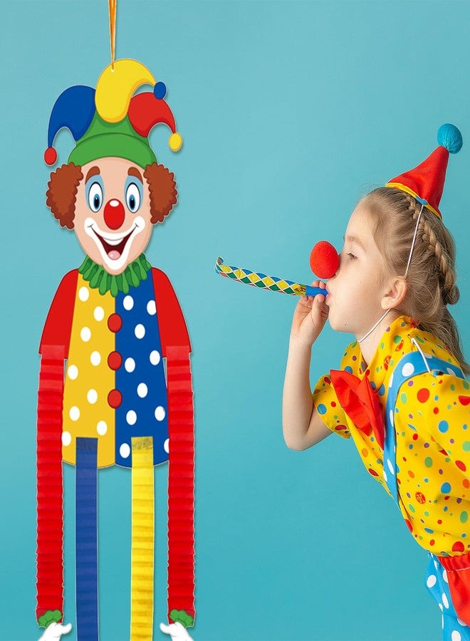 Glodecart Birthday Decorations - Cute Funny Clown for Circus Party Supplies, 35Inch Long - Image 5