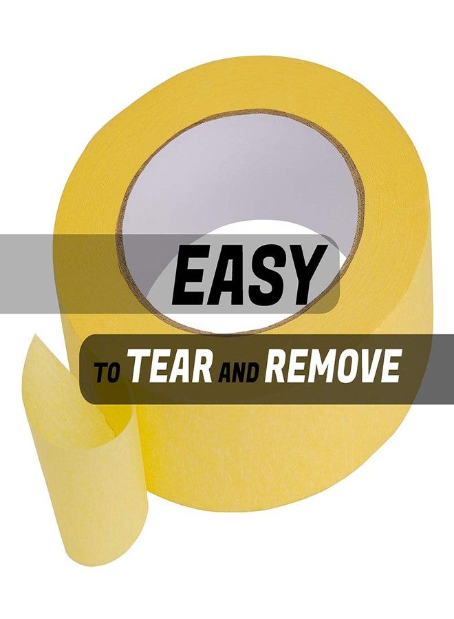 Lichamp 10-Pack Automotive Refinish Masking Tape Yellow 36mm x 55m, Cars Vehicles Auto Body Paint Tape, Automotive Painters Tapes Bulk Set 1.4-inch x 180-foot x 10 Rolls (600 Total Yards) - Image 3