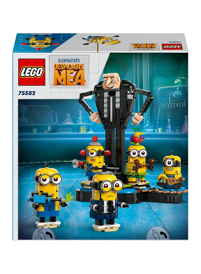 LEGO Despicable Me Brick-Built Gru and Minions 75582 (839) Pieces