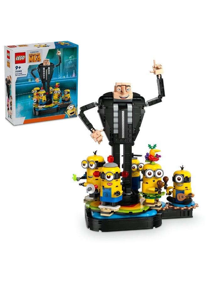 LEGO Despicable Me Brick-Built Gru and Minions Toy Set 75582 (Age 9+, 839 Pieces) - Image 1