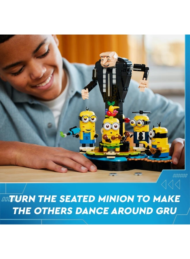 LEGO Despicable Me Brick-Built Gru and Minions Toy Set 75582 (Age 9+, 839 Pieces) - Image 4