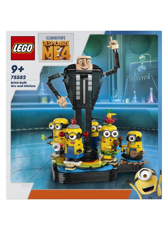 LEGO Despicable Me Brick-Built Gru and Minions Toy Set 75582 (Age 9+, 839 Pieces) - Image 2