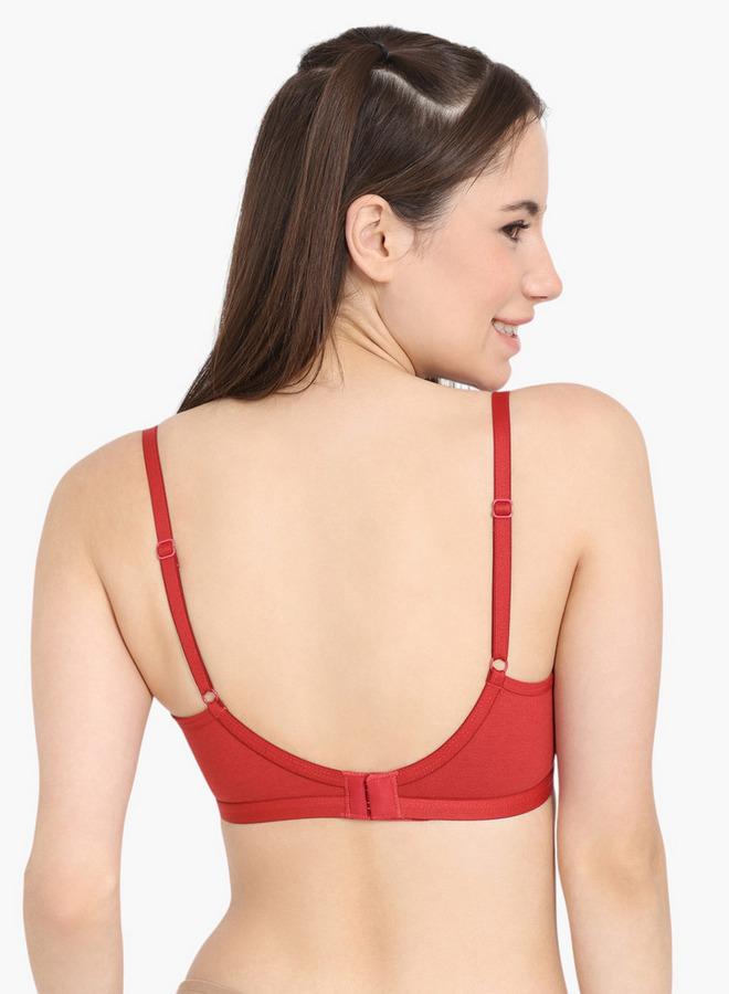 زيفامي حمالة صدر زيفام غير مبطنة بإغلاق بخطاف وعين - Image 2