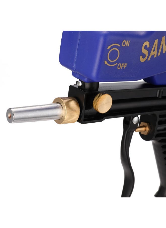 NIBEMINENT - Portable Gravitation Sandblasting Machine Black/Blue 32centimeter - Image 1