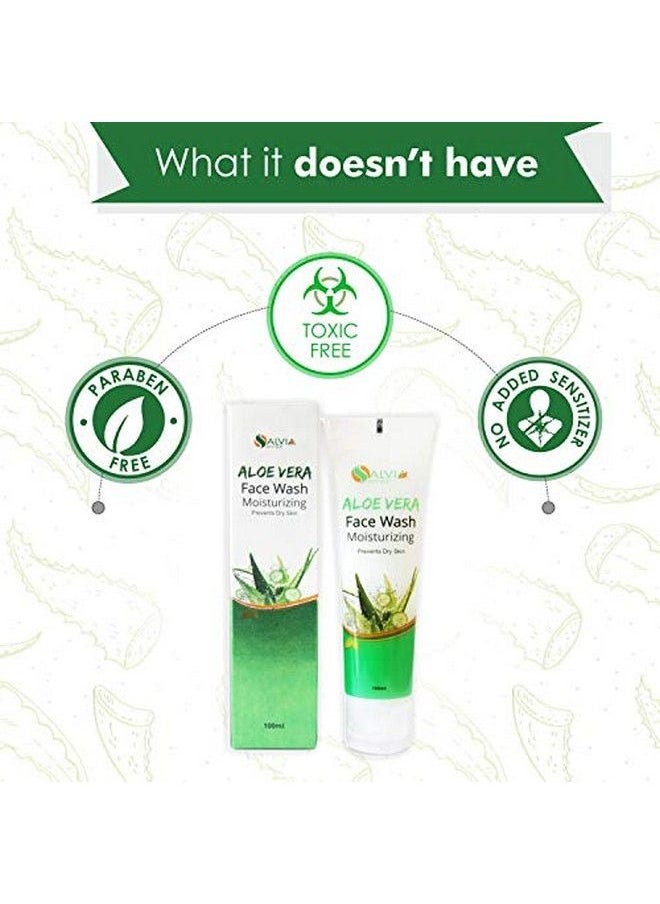 Myoc - Purifying Face Wash For All Skin Types ; Deep Cleansing Anti Acne Oily Skin Pure Face Cleanser For Men & Women ( Neem Kesar Lemon & Aloe Vera) 100Ml (Aloe Vera Face Wash) - Image 1