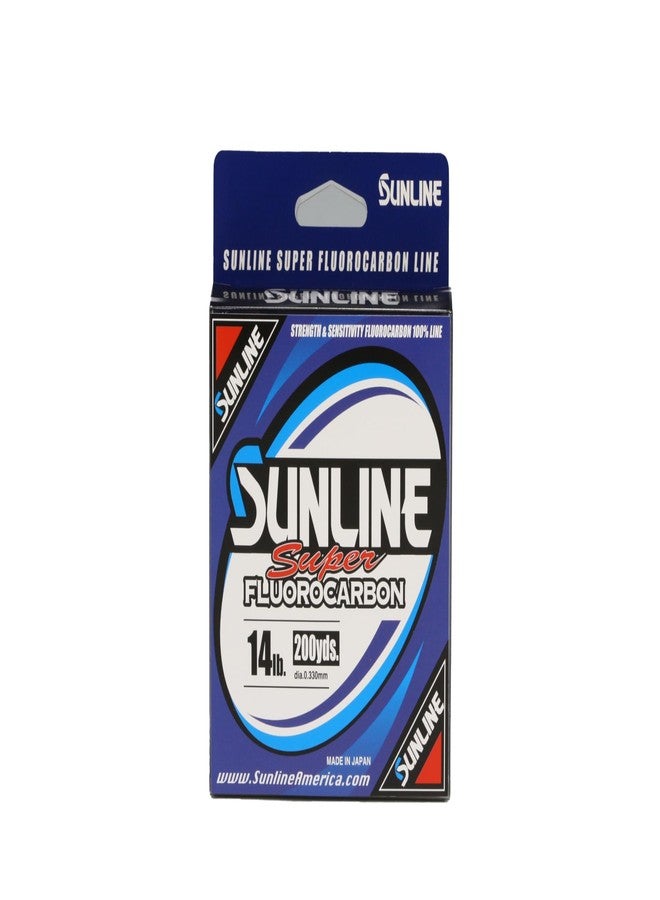 Sunline Super Fluorocarbon Fishing Line, 14 Pound, 200 Yards, Clear - Image 1