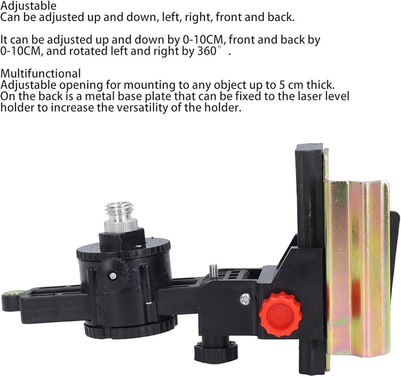 قاعدة رأس عمود تلسكوبي قابلة للتعديل بدوران 360 درجة أداة محول قوس - Image 5