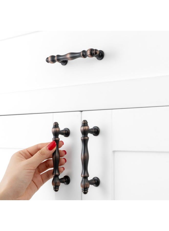 BEROSSA 10 Pack 3 Inch Oil Rubbed Bronze Cabinet Pulls Brushed Bronze Cabinet Handles Bronze Hardware for Kitchen Cabinets 2510 Drawer Dresser Cupboard Bedroom Bathroom - Image 4