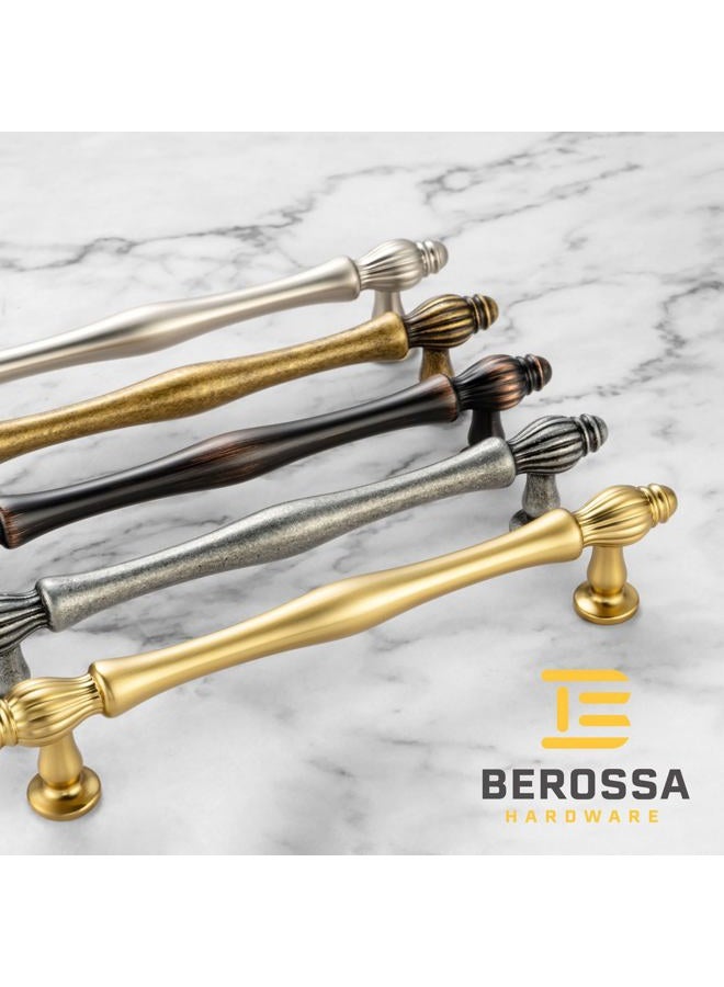 BEROSSA 10 Pack 3 Inch Oil Rubbed Bronze Cabinet Pulls Brushed Bronze Cabinet Handles Bronze Hardware for Kitchen Cabinets 2510 Drawer Dresser Cupboard Bedroom Bathroom - Image 2