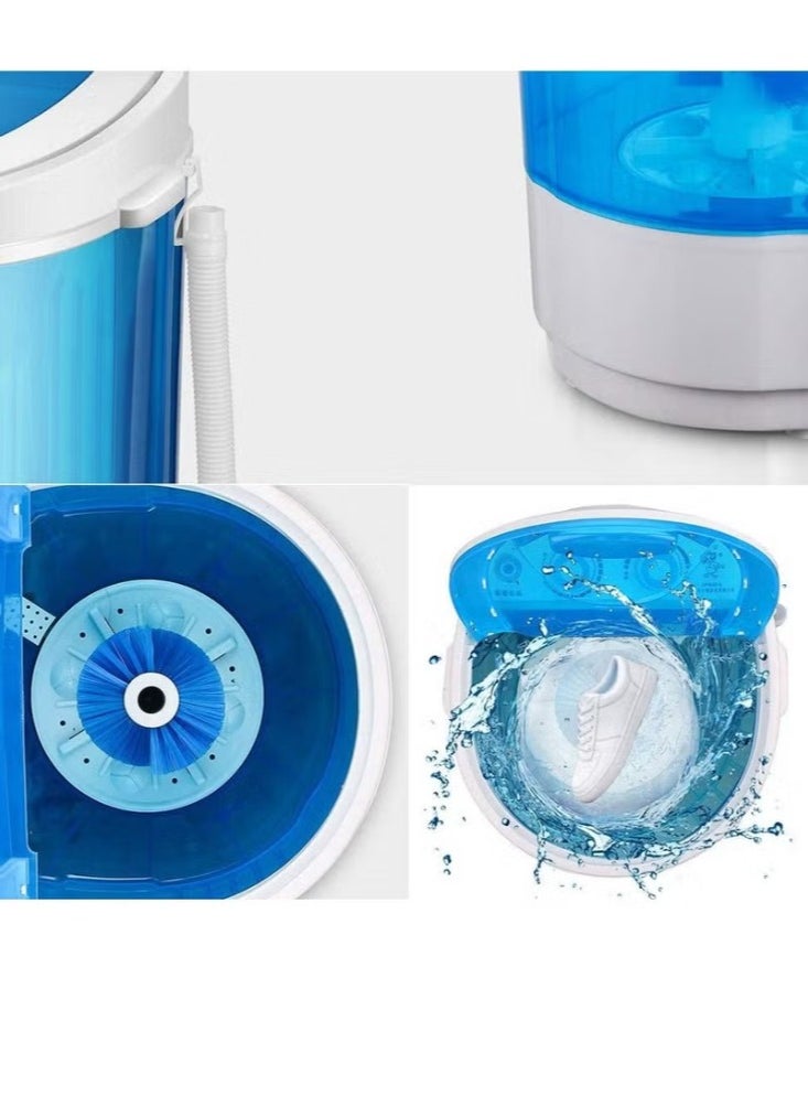 Dreamzon Shoe Washing Machine Small Household, Portable Lazy Washing Machine, 360° Cleaning, 10 Minutes Fast Cleaning, Safe Material Does Not Hurt Shoes Blue/White  - Image 2