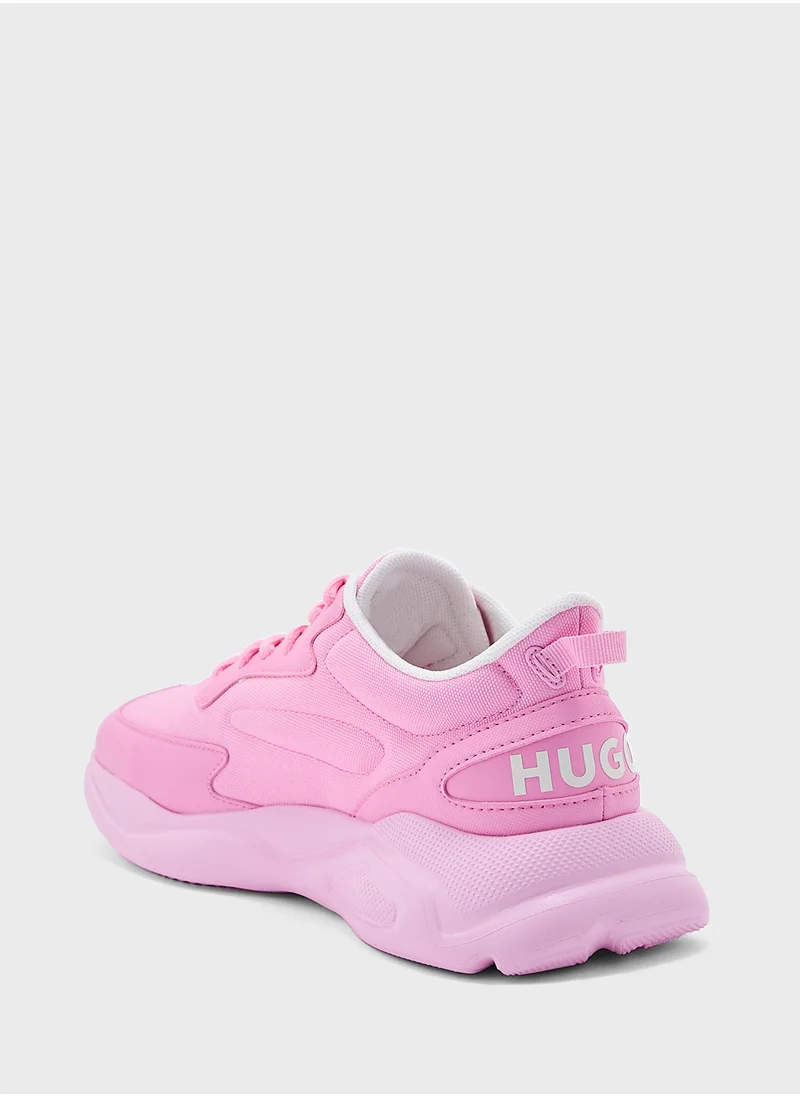 HUGO Leon Plain Low Top Sneakers