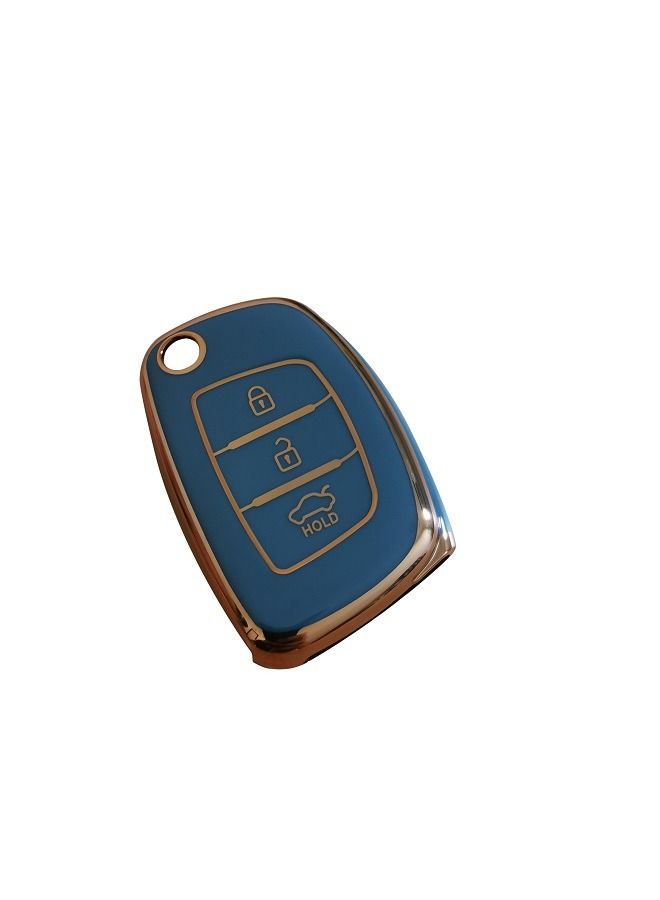 Generic KEY Fob COVER for HYUNDAI, Car Key Holder, Key Case, Car Guy Gifts, Key Chain Holder, Ix35 Ioniq Tucson Elantra Key Fob Protector Case  - Image 1