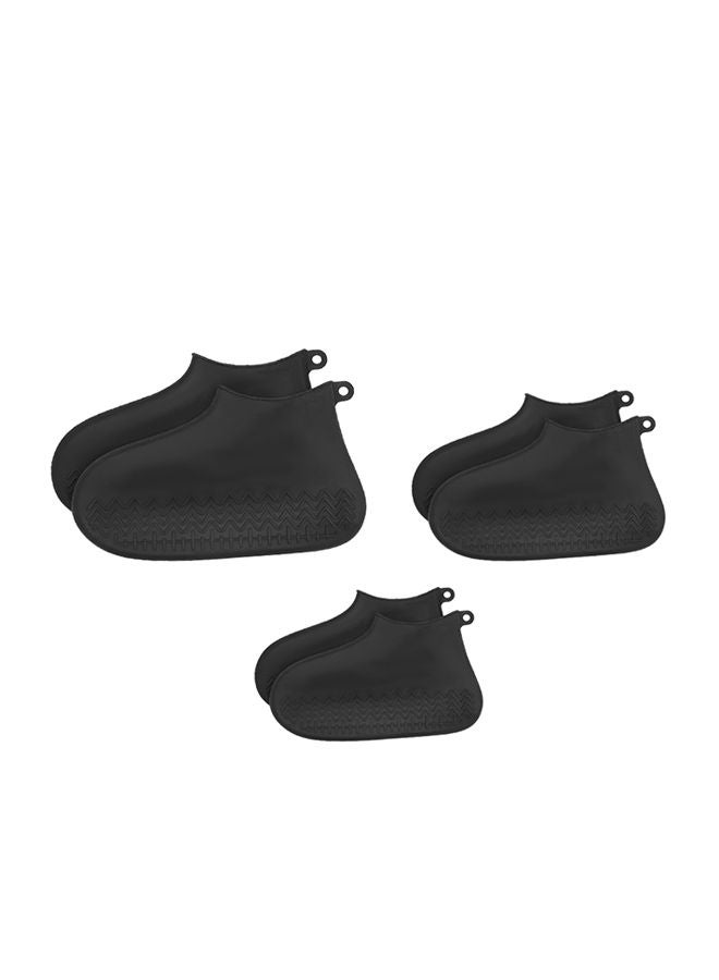 NIBEMINENT Overshoes Reusable Waterproof Non-Slip Rain Shoe Cover White  - Image 2