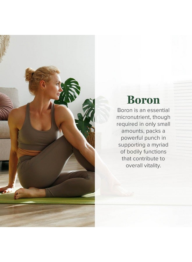 Global Healing Center - Boron Supplement for Men and Women - More Bioavailable Than Liposomal for Bone Health, Metabolism, and Enhanced Magnesium Absorption, 5 mg (2 Oz) - Image 2