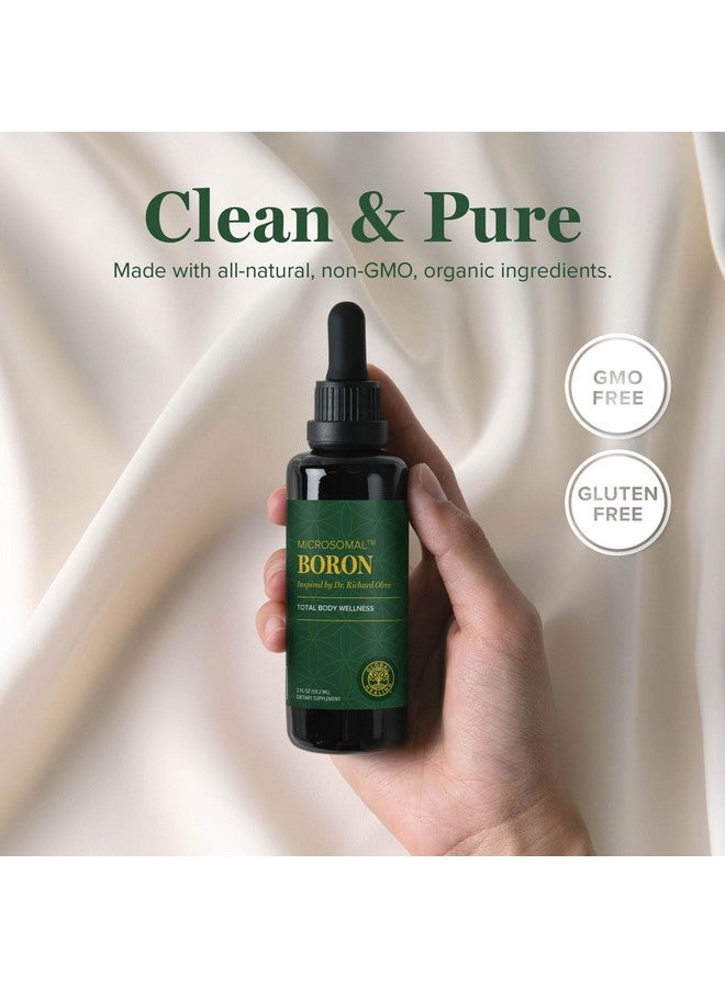 Global Healing Center - Boron Supplement for Men and Women - More Bioavailable Than Liposomal for Bone Health, Metabolism, and Enhanced Magnesium Absorption, 5 mg (2 Oz) - Image 4