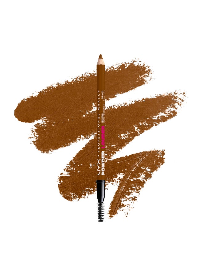 NYX PROFESSIONAL MAKEUP Powder Louder, Brow Pencil, 12Hr Wear, Buildable Micro-Fibers, Auburn - Image 3