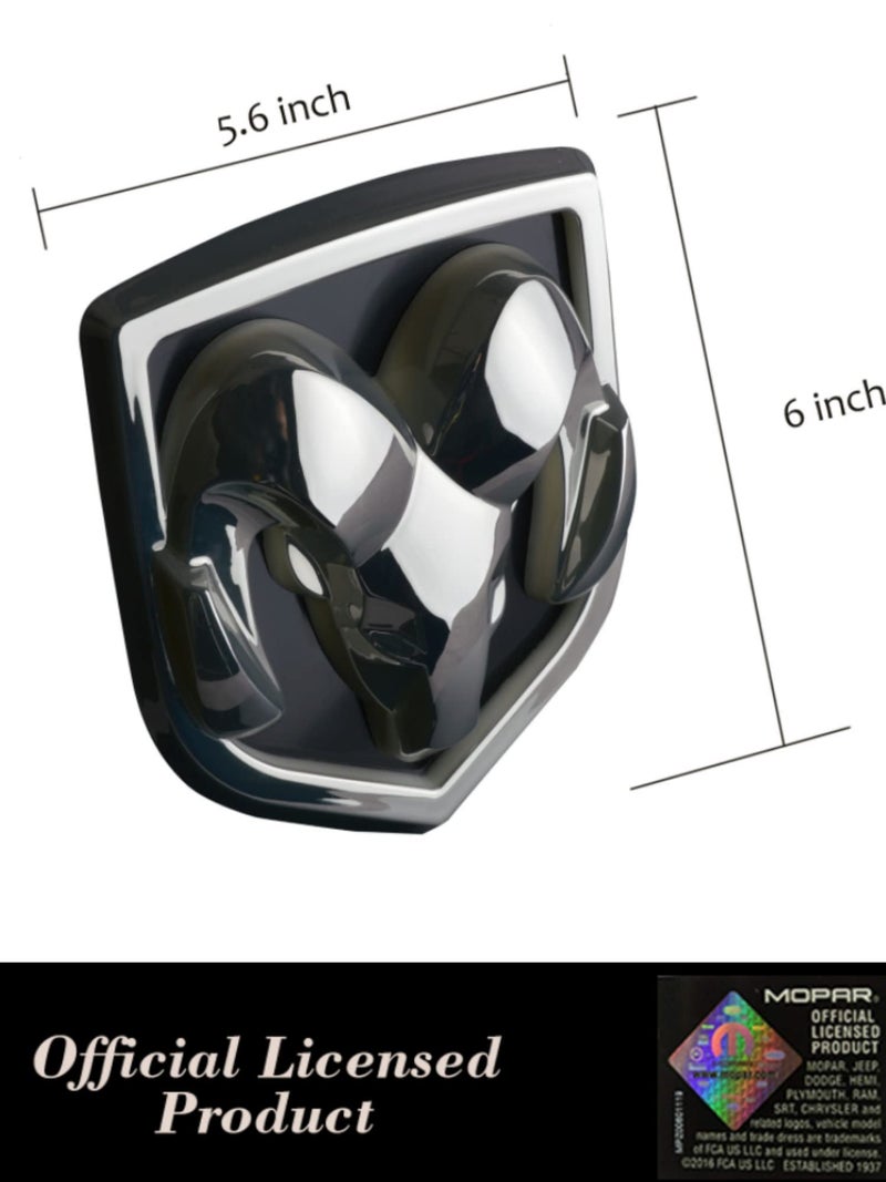 Autogem LED Light Hitch Receiver Covers Officially Licensed Hitch Cover (Chrome) - Image 3