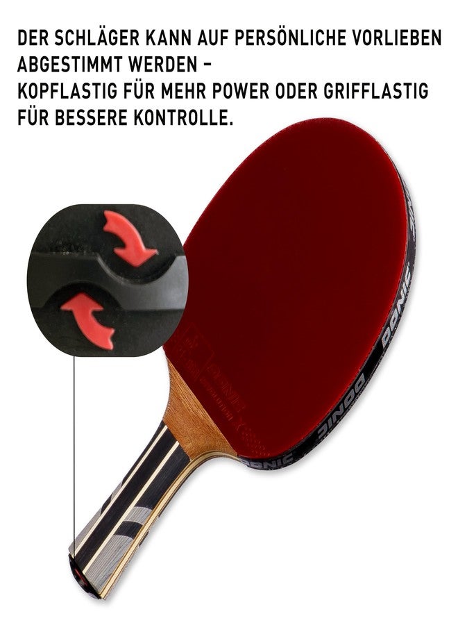 Schildkröt Wood Donic Waldner 5000 Table Tennis Bat, Red - Image 4