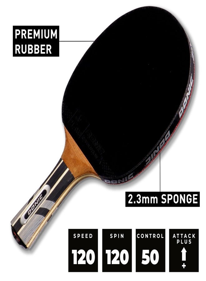 Schildkröt Wood Donic Waldner 5000 Table Tennis Bat, Red - Image 3