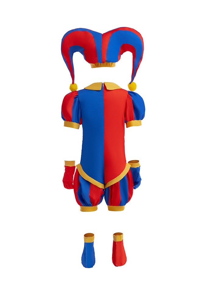 عام زي تأثيري قطعة واحدة للأطفال السيرك الرقمي المدهش Pamny شخصية أداء الحزب زي أداء الرسوم المتحركة زي المهرج - Image 3