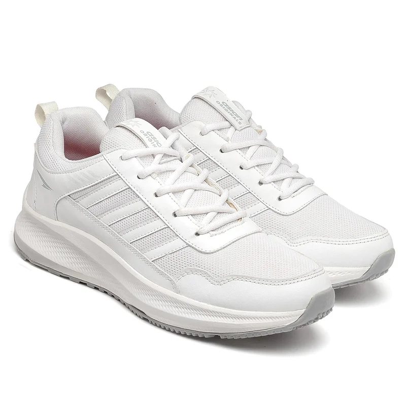 أسيان Lightweight White Running Shoes for Men and Boys