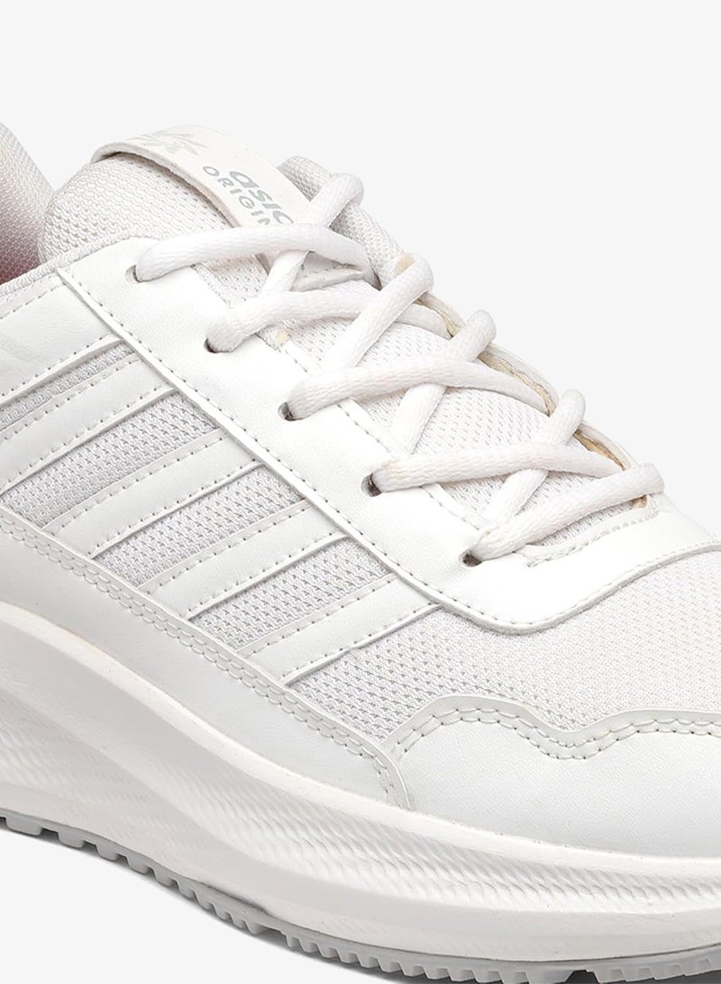 Asian Lightweight White Running Shoes for Men and Boys - Image 5