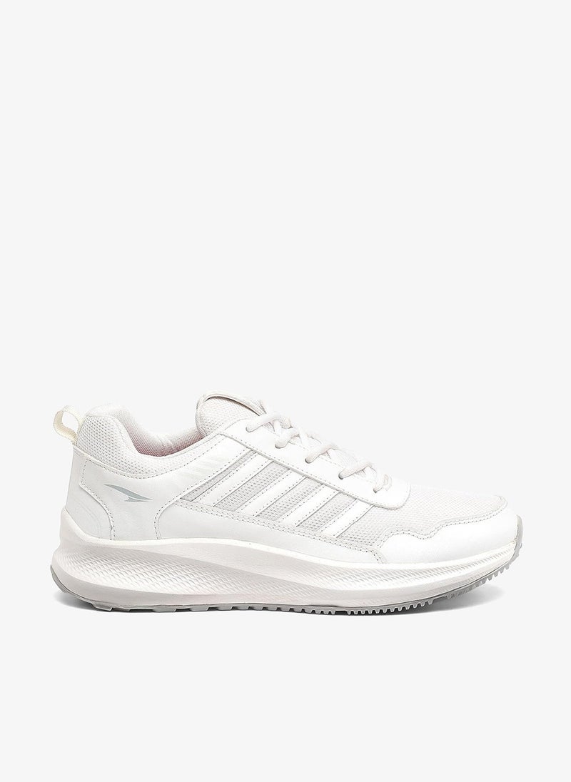Asian Lightweight White Running Shoes for Men and Boys - Image 1