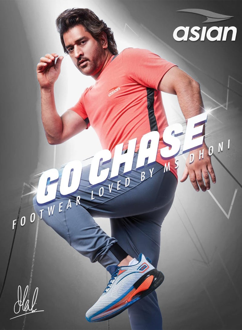 Asian Lightweight White Running Shoes for Men and Boys - Image 3