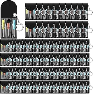 Jutom 60 Set Mini Screwdriver Keychain Set Includes 3 Mini Slotted Screwdrivers Flathead Screwdriver Y shaped - Image 1