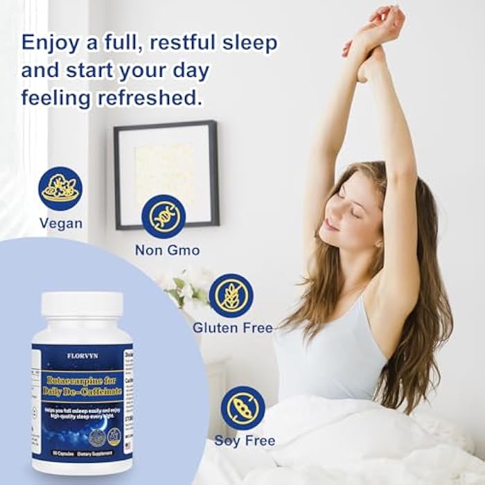 Florvyn Rutaecarpine Supplement for Coffee Lovers – De-Caffeinate, Naturally Derived Formula Supports the Body’s Caffeine Metabolism – Non-Habit Forming, Helps Maintain a Calm & Relaxed State - Image 5