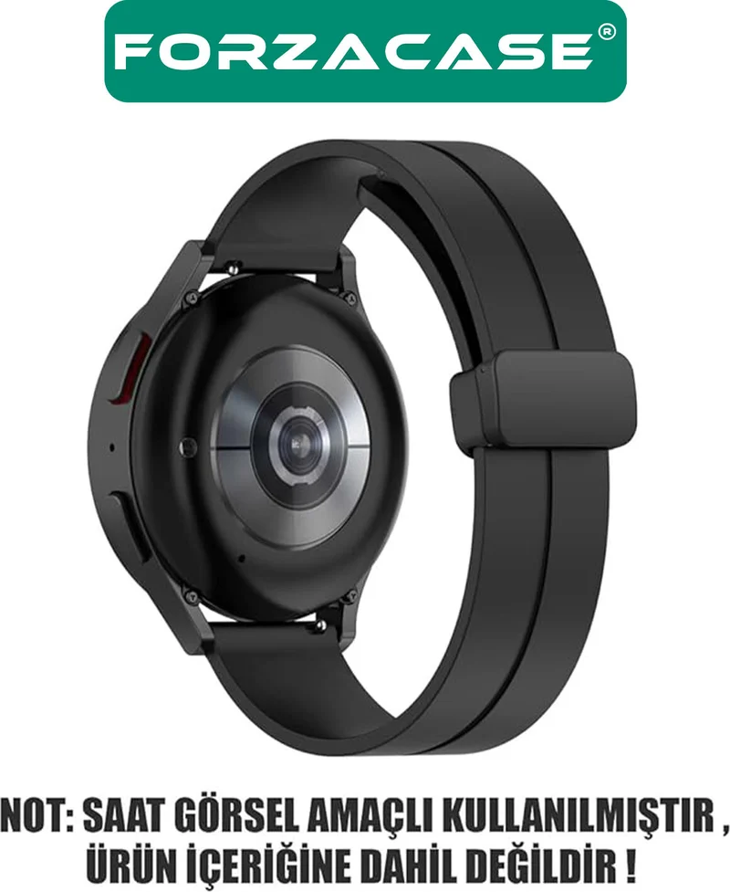 فورزاكاس 22MM Silicone Lanyard Strap with Magnetic Buckle for Haylou LS12 (Rs4) / LS10 (Rt2) - FC144