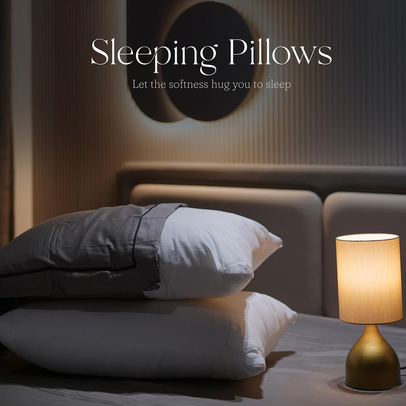 enera Sleep Essentials Prime Pillow 17x27 Inch Neck Support Pillow for Back Sleepers Soft Durable Bed Pillow Fillers for Comfort - Image 4