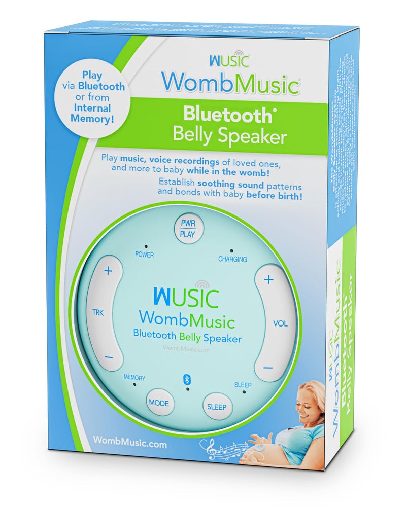 Wireless Pregnancy Headphones for Belly by Wusic Womb Music Bluetooth Baby Headphones is a Pregnancy Essentials for First Time Mom Gifts Play Your Baby Music in The Womb