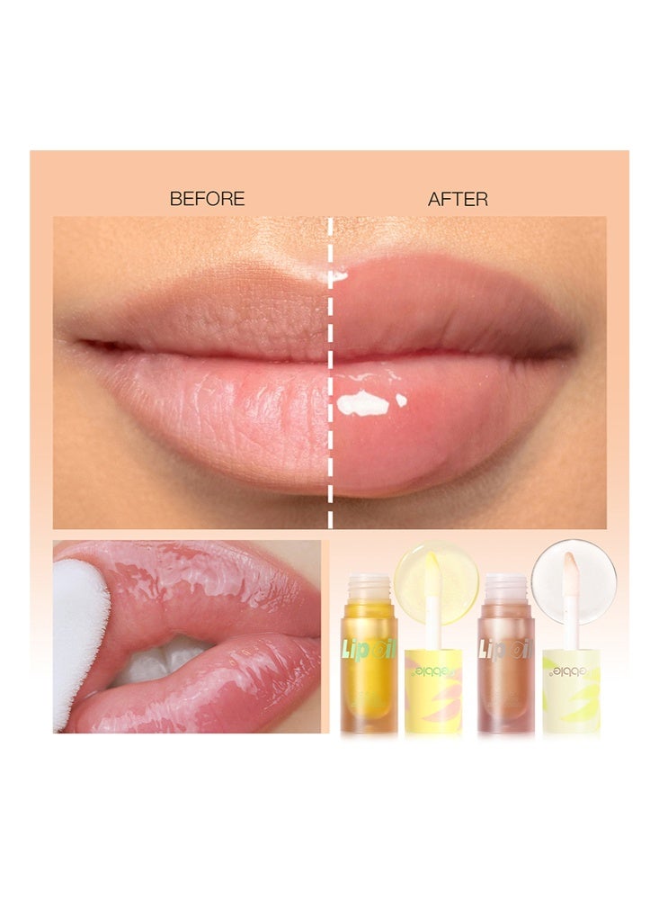 فيبيل زيت الشوفان للشفاه - مرطب ، ممتلئ ، علاج شفاه طبيعي 100٪ للشفاه الجافة والمتشققة - زيت شفاه مغذي بعمق ، ترطيب طويل الأمد ، زيت شفاه عضوي - Image 4