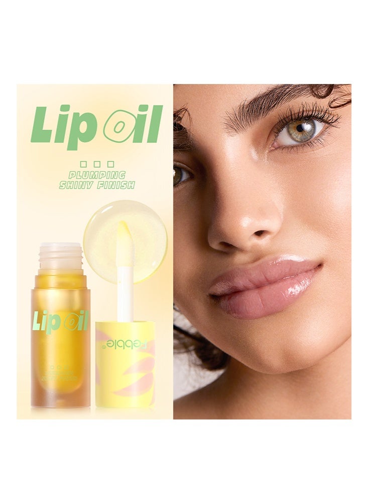 فيبيل زيت الشوفان للشفاه - مرطب ، ممتلئ ، علاج شفاه طبيعي 100٪ للشفاه الجافة والمتشققة - زيت شفاه مغذي بعمق ، ترطيب طويل الأمد ، زيت شفاه عضوي - Image 2