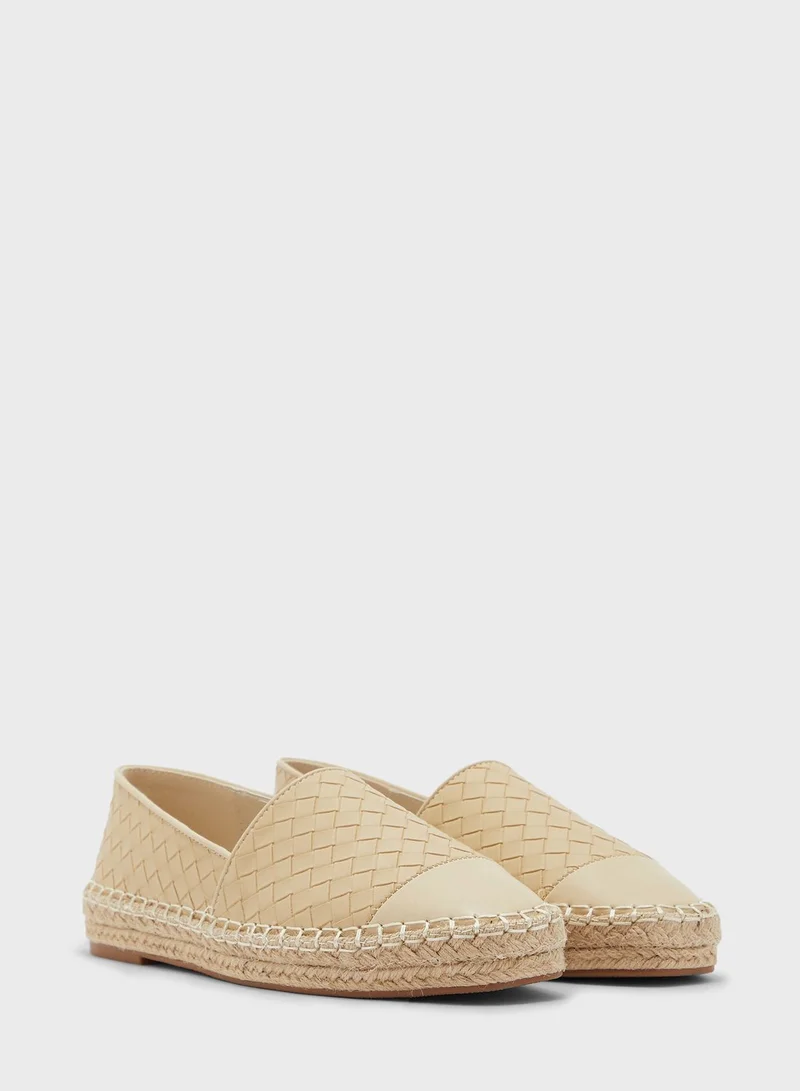 ELLA Weaved Toe Cap Espadrille