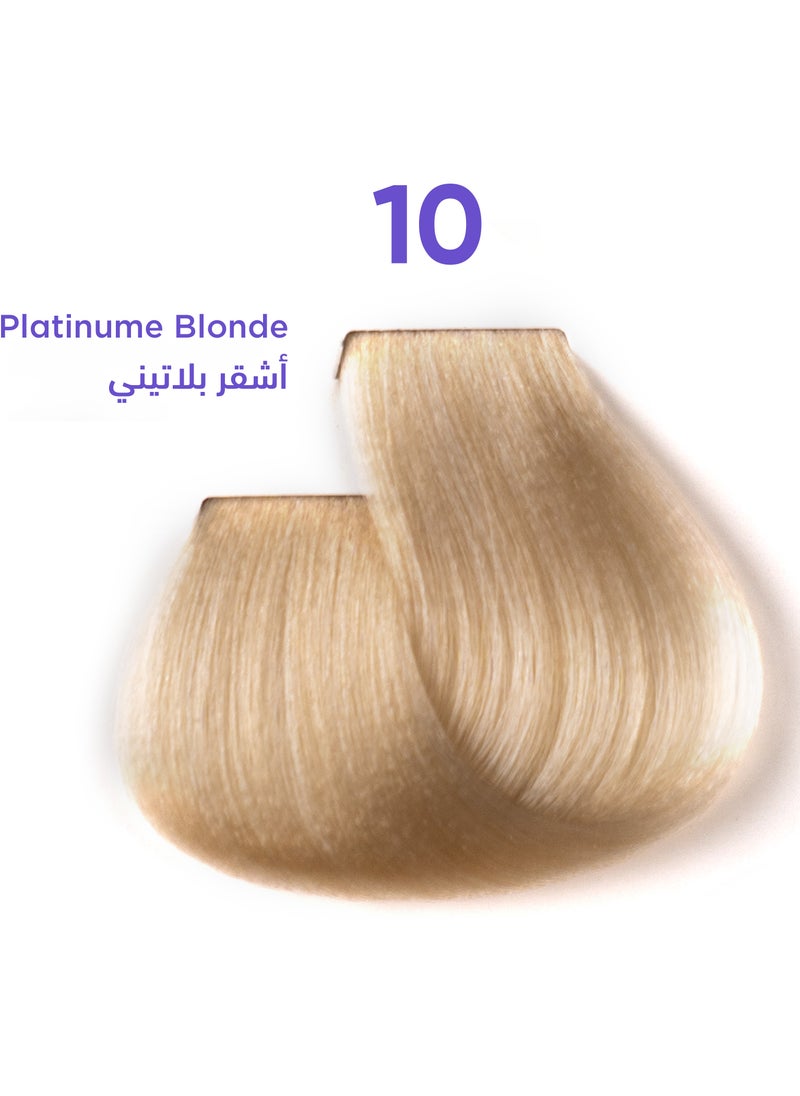 وان بي - صبغة الشعر تريس تونز من 1B المعززة بالتيروسين أشقر بلاتيني (10) 100 مل - Image 1