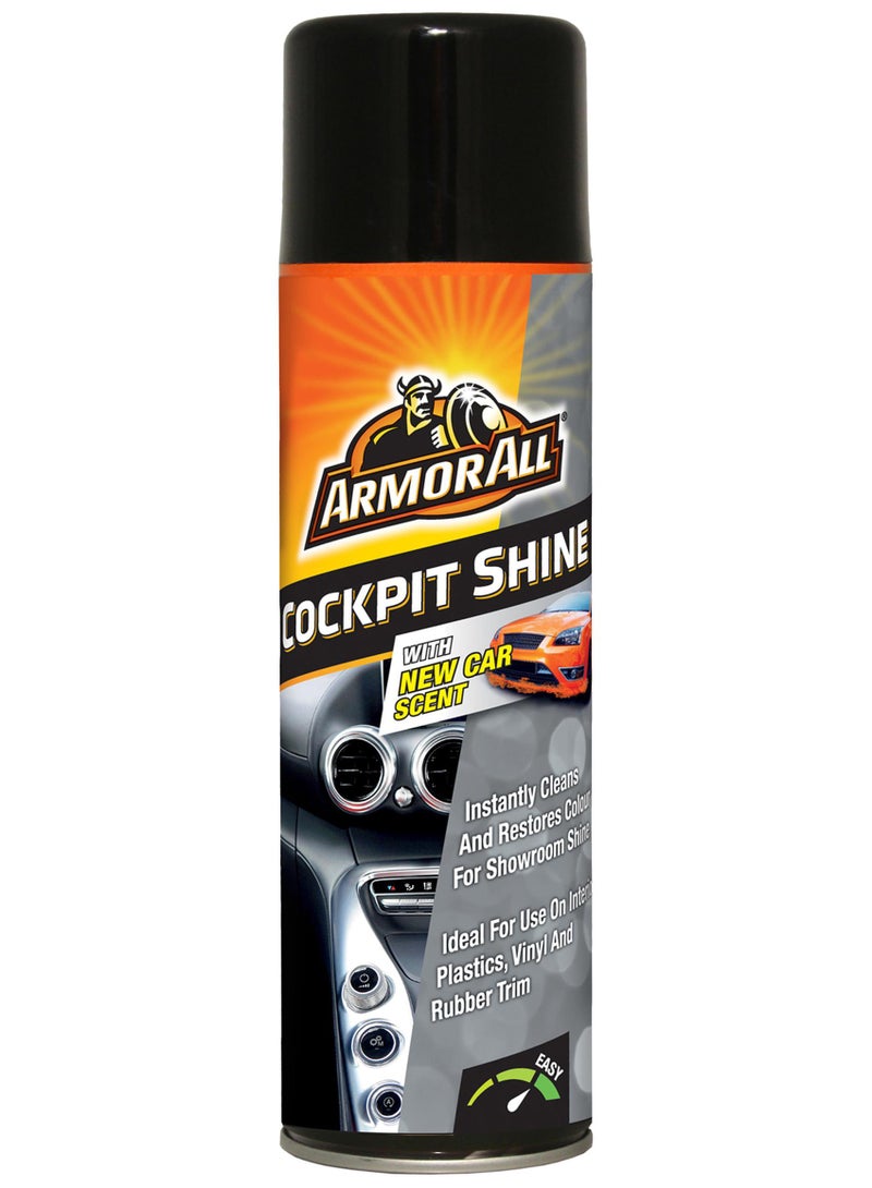 ARMOR ALL Cockpit Shine 500Ml, Instant Shine, Cleaning, And Restoration, With New Car Smell, 1 Piece - Image 1