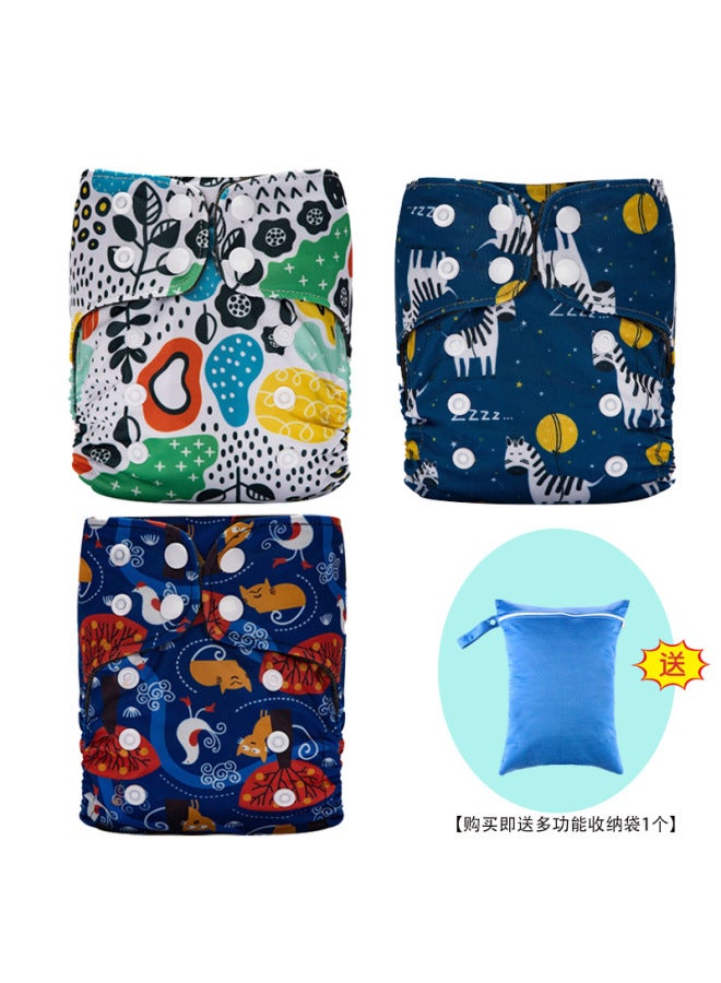 Newborn Baby Diaper Pants Polar Fleece Urine Ring Breathable Washable Baby Training Pants Waterproof Leak-proof Pants