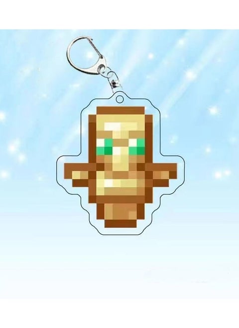 Game Minecraft Totem of Undying Keychain