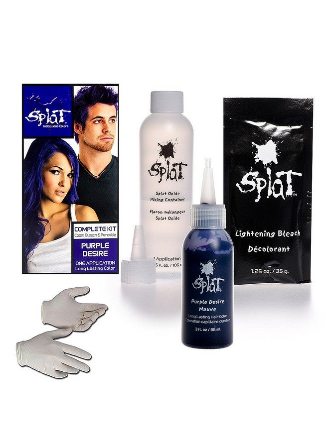 SPLAT مجموعة صبغة الشعر الكاملة الأصلية من Purple Desire - Image 5