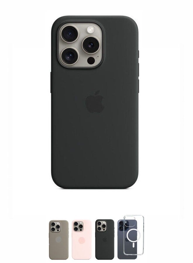 بيوينتي جراب حماية ايفون 15 برو عالي الجودة  - أسود - Image 1