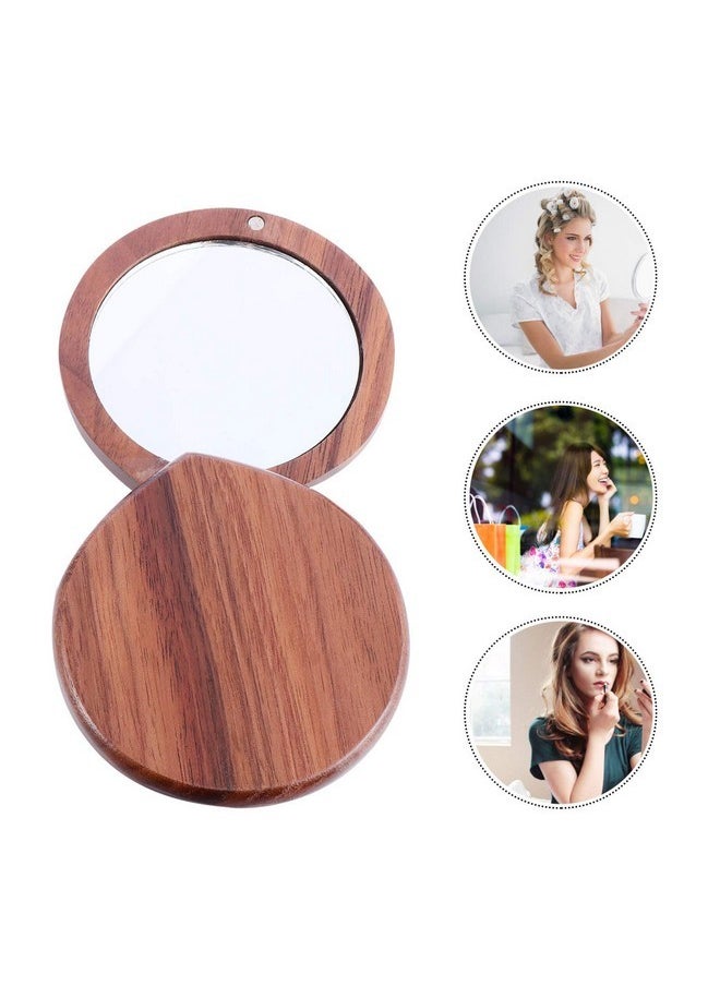 Wooden Compact Mirror Portable Makeup Mirror Pocket Mirror Handheld Travel Mirror For Purses - pzsku/Z0BEA7D1A16242F9B7F3DZ/45/_/1730894410/33842bec-1cff-448a-a4f4-cd232860af95