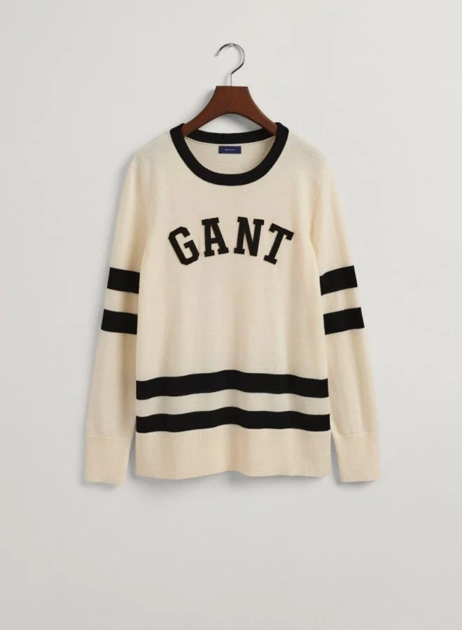 غانت Gant Collegiate Crew Neck Sweater