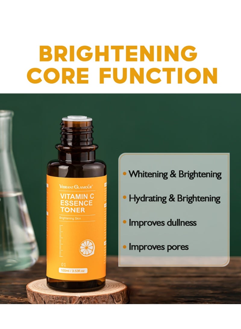 فايبرنت جلامور تونر فيتامين سي لتبييض البشرة ومحاربة الشيخوخة والتجاعيد وتفتيح البشرة 100 مل - Image 3