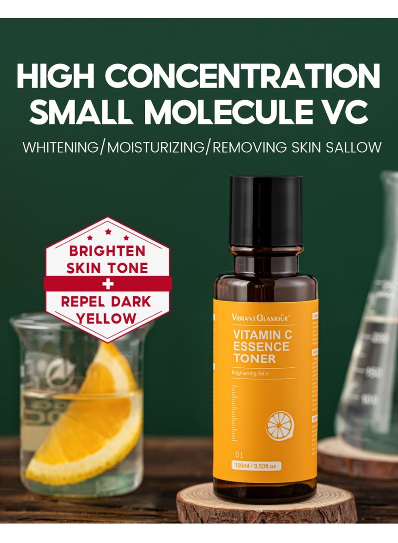 فايبرنت جلامور تونر فيتامين سي لتبييض البشرة ومحاربة الشيخوخة والتجاعيد وتفتيح البشرة 100 مل - Image 4