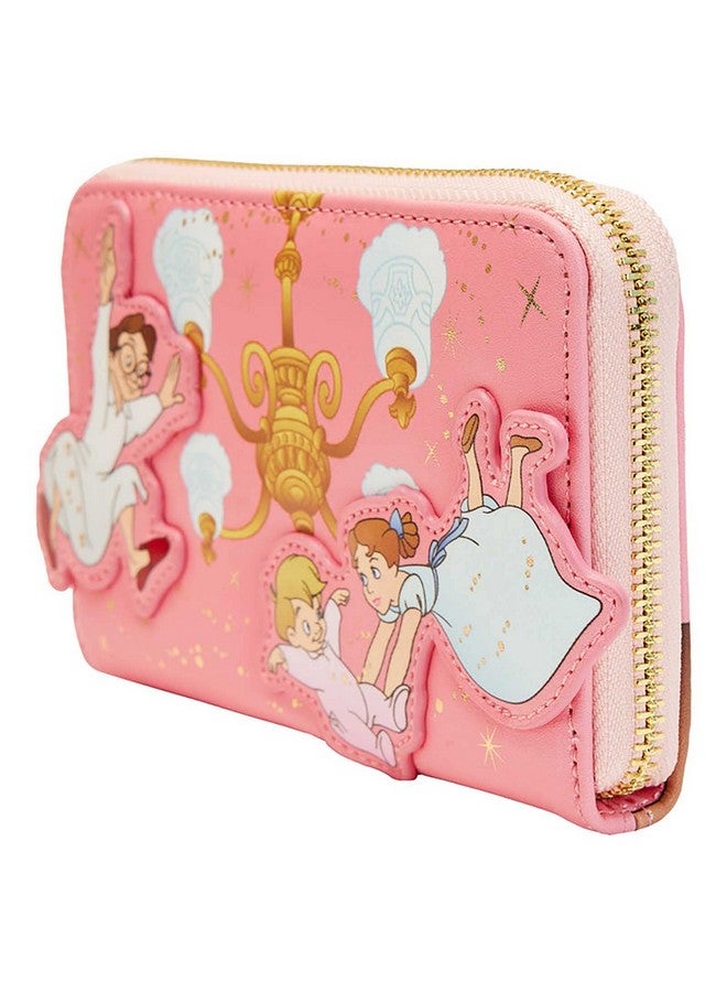 Loungefly محفظة بيتر بان القابلة للطيران بمناسبة الذكرى السبعين باللون الوردي - Image 2