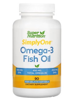 Super Nutrition, Vivomega Omega-3 Fish Oil, Triglycerides, 1,000 mg, 90 Fish Softgels