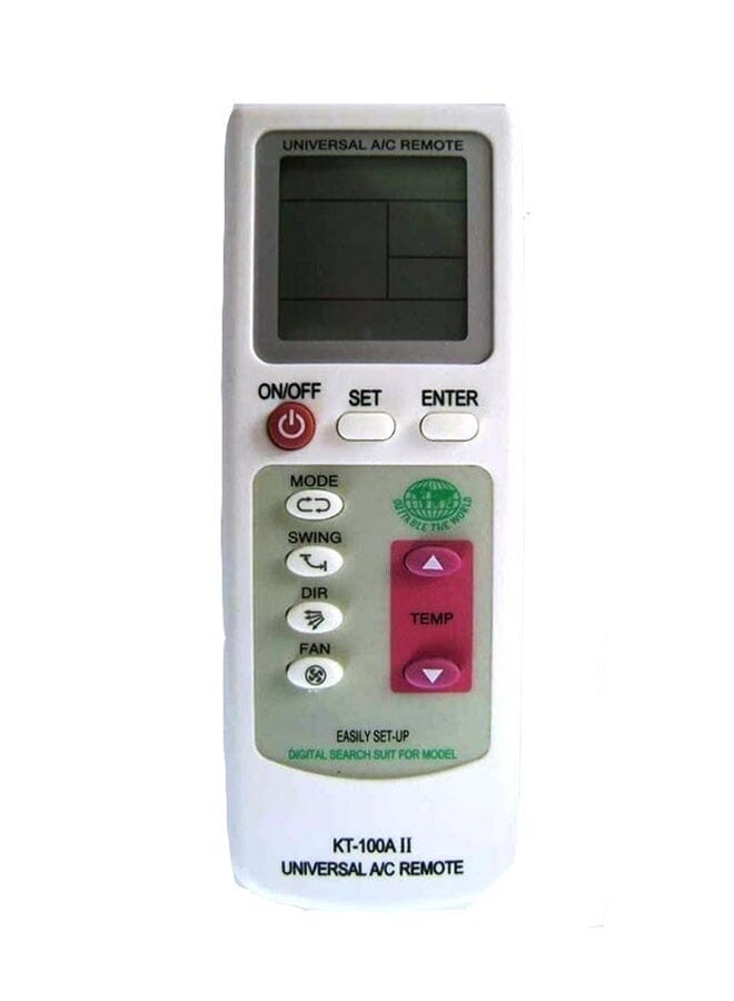 Universal Remote Control For Air-Conditioner White